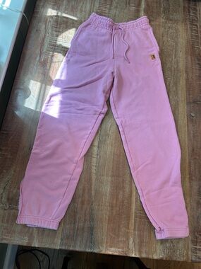 Nike Pink Club Fleece Pocket Joggers with Zippered Ankles & Court Heritage Logo
